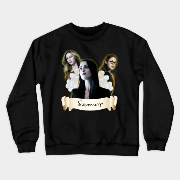 Supercorp flower Crewneck Sweatshirt by ManuLuce